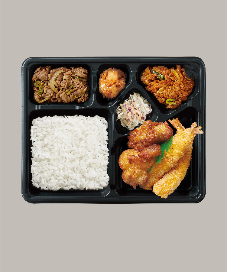 BULGOGI & PORK & KARAAGE & SHRIMP (BPKS)